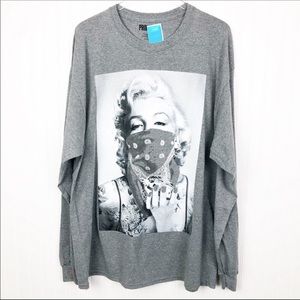 Big & Tall Marilyn Monroe Men’s T-Shirt Sz 2XL